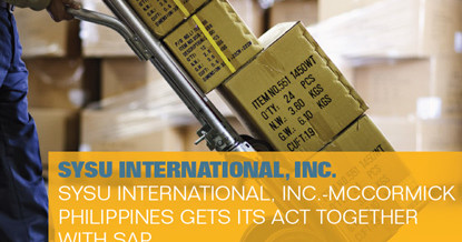 SYSU International, Inc. – McCormick Philippines gets its act together with SAP